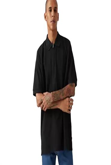 POLO ZIP - MINERAL BLACK